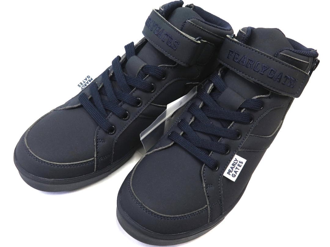 展示品●パーリーゲイツ●ミドルカット　ソフトスパイクゴルフシューズ　22.5cm