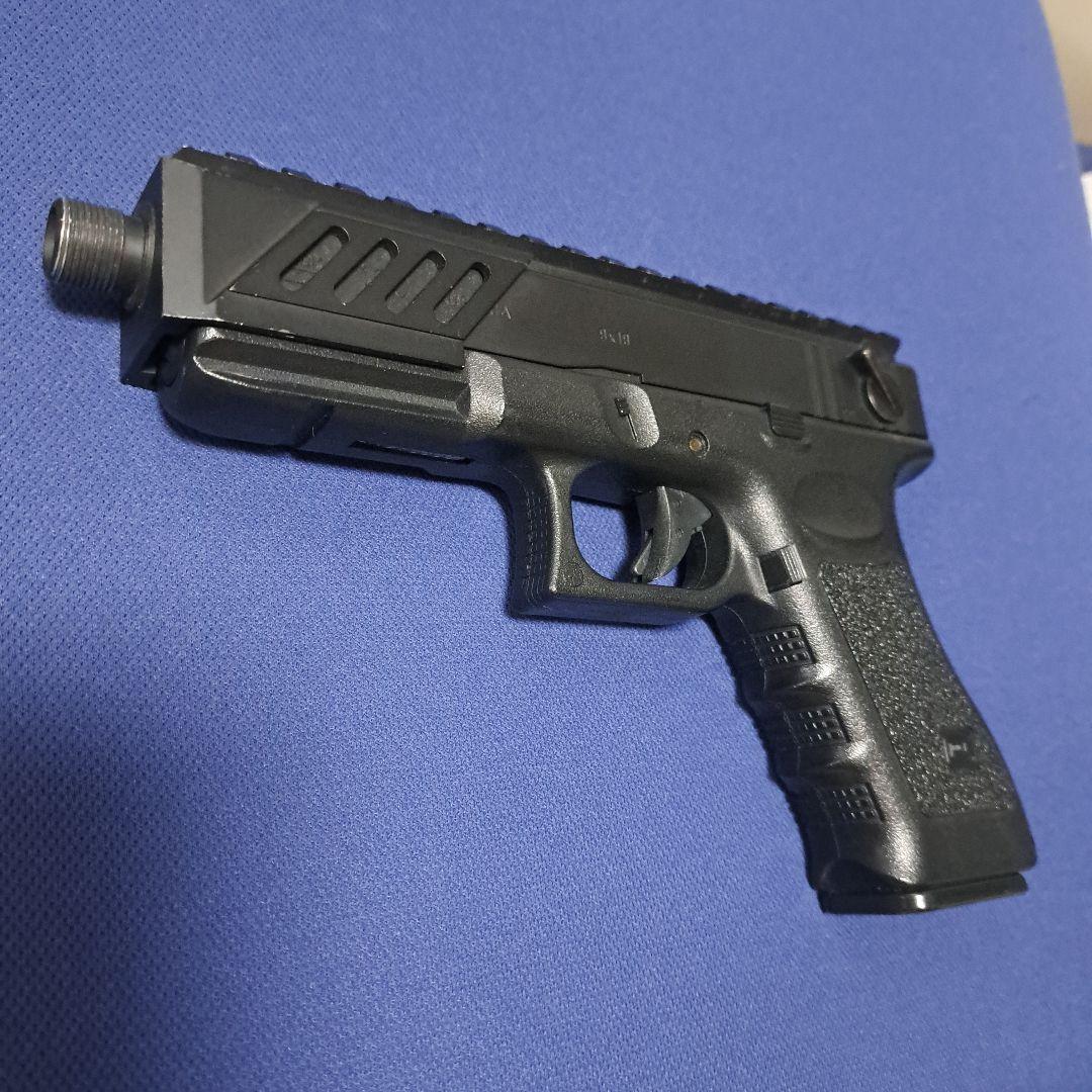 グロッグ18C電動東京マルイマウントレイルサイレンサー付き