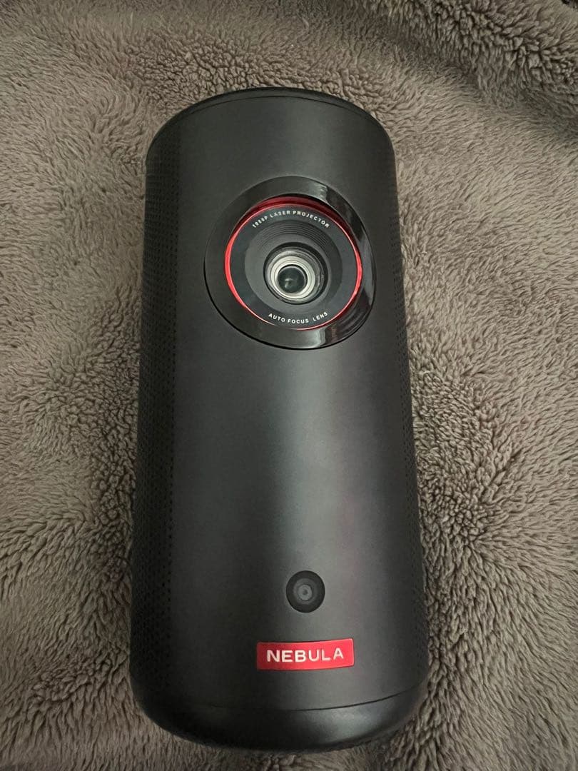 NEBULA capsule 3 laser プロジェクター本体 ブラック Amazon | Anker Nebula Capsule 3 Laser & 公式プロジェクタージンバル
