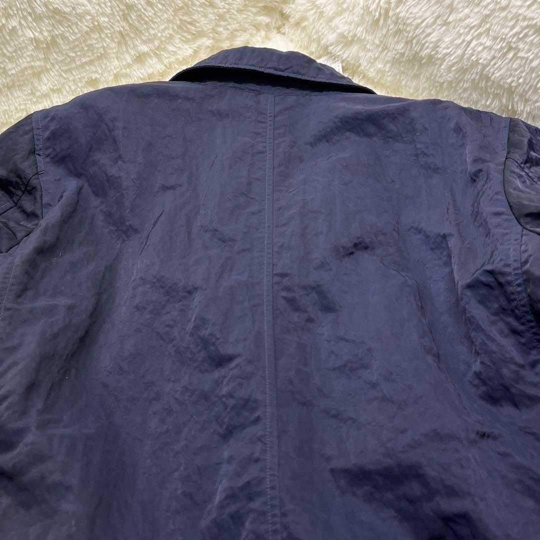 未使用　C.P.COMPANY NYLON ネイビー　ステンカラーコート 48