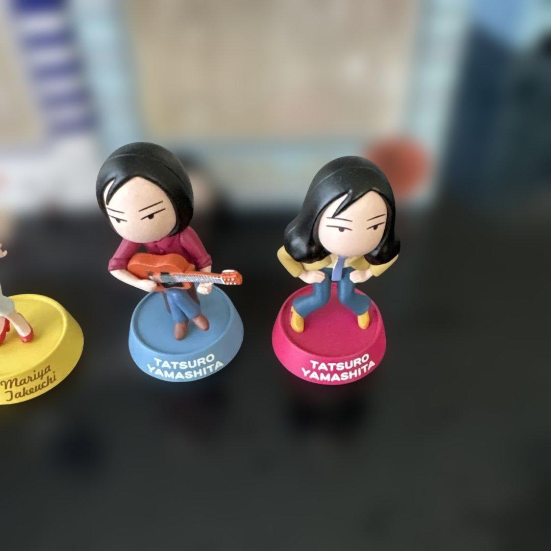 山下達郎　竹内まりや　フィギュア　ライブ　タツローくん　MARIYA CHAN