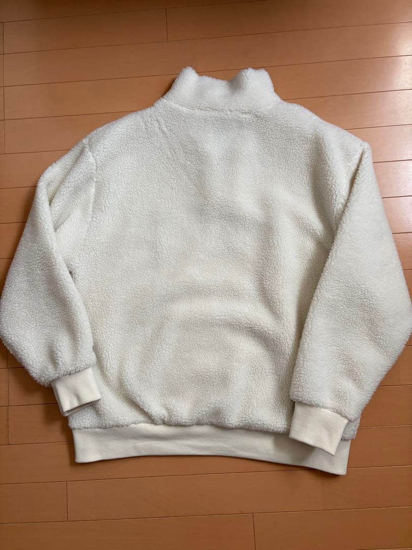 JSB3 MATE白ボアフリースパーカー Mサイズ