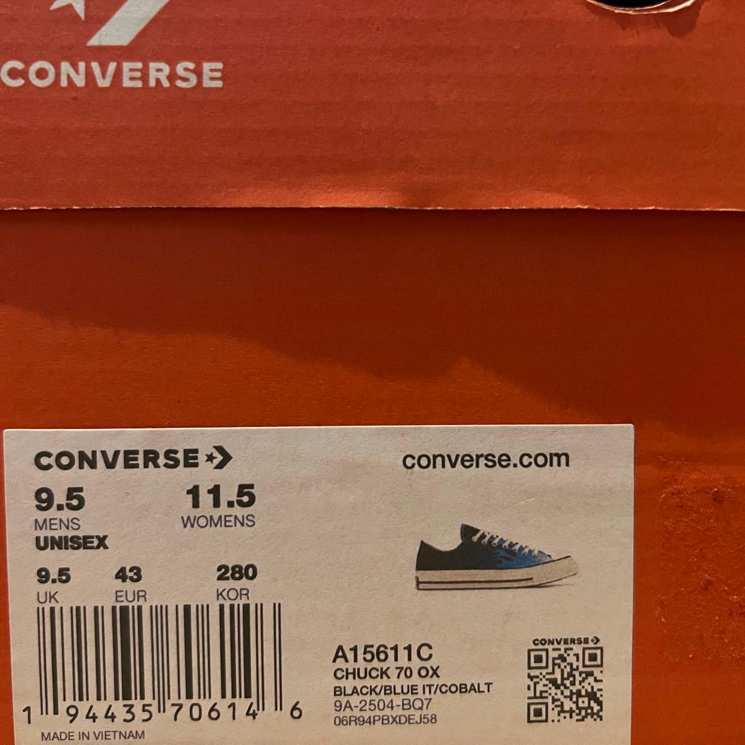 CT70 ファイヤー　ブラック　ブルー　28.0cm 新品未使用