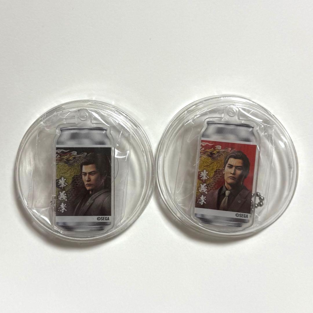 龍が如く 極3 サントリーコラボ缶 ラベル缶 アクリルキーホルダー 峯