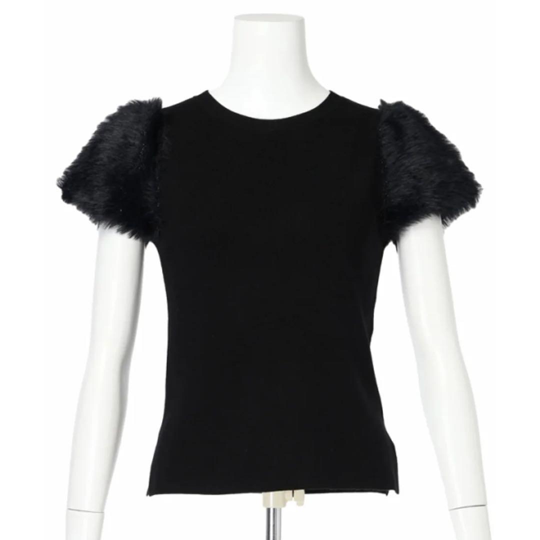 アプワイザーリッシェ 新品 ふわふわスリーブニットプルオーバー