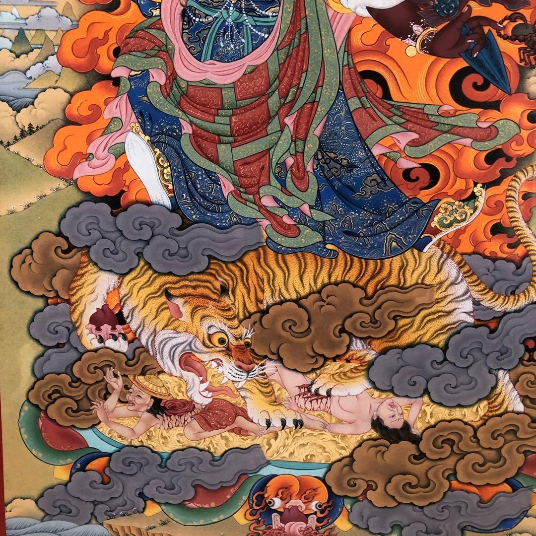 チベット　タンカ　ドルジェ・ドル