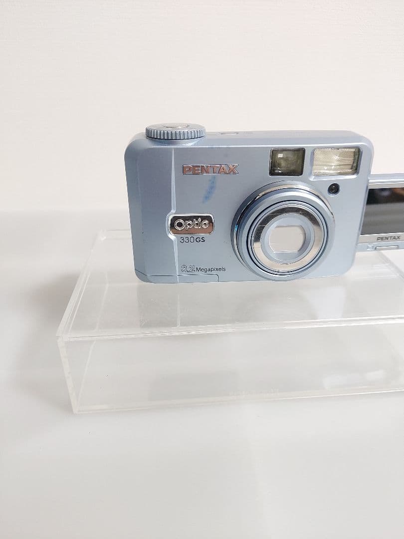 PENTAX Optio 330GS デジカメ スマホ転送OK 自撮り - メルカリ