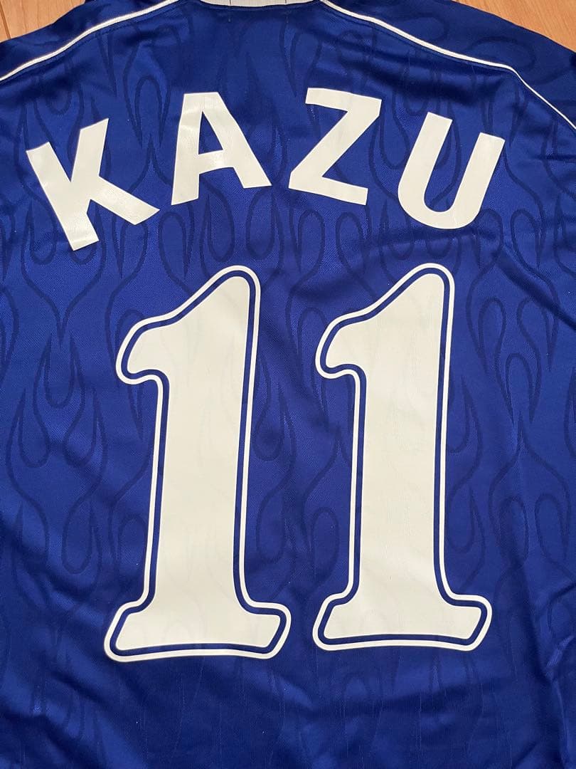 アシックス 日本代表 ユニフォーム フランスW杯 炎モデル 三浦知良