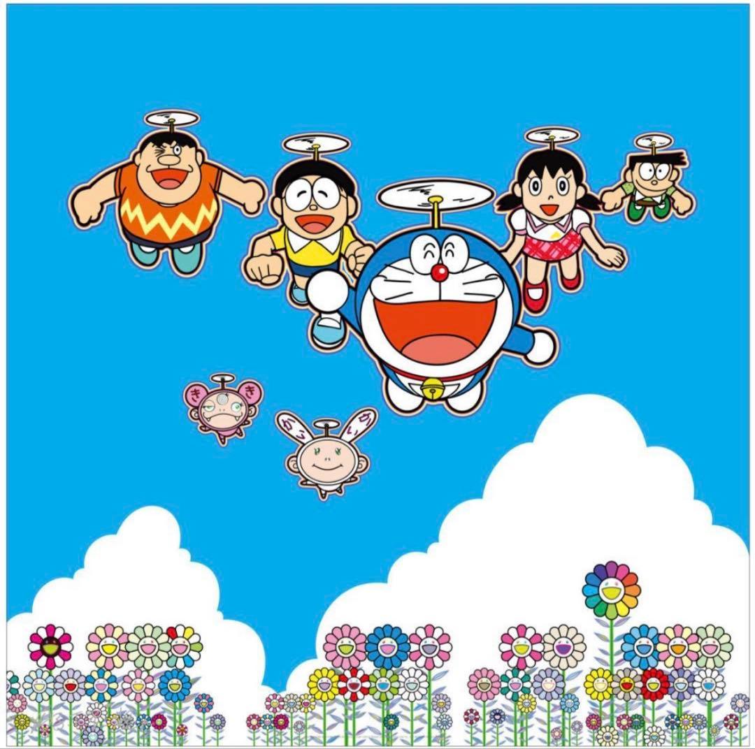 村上隆 xドラえもん　あんなことこんなこと できたらいいな　サイン入りポスター 村上隆 xドラえもん あんなことこんなこと できたらいいな サイン入り