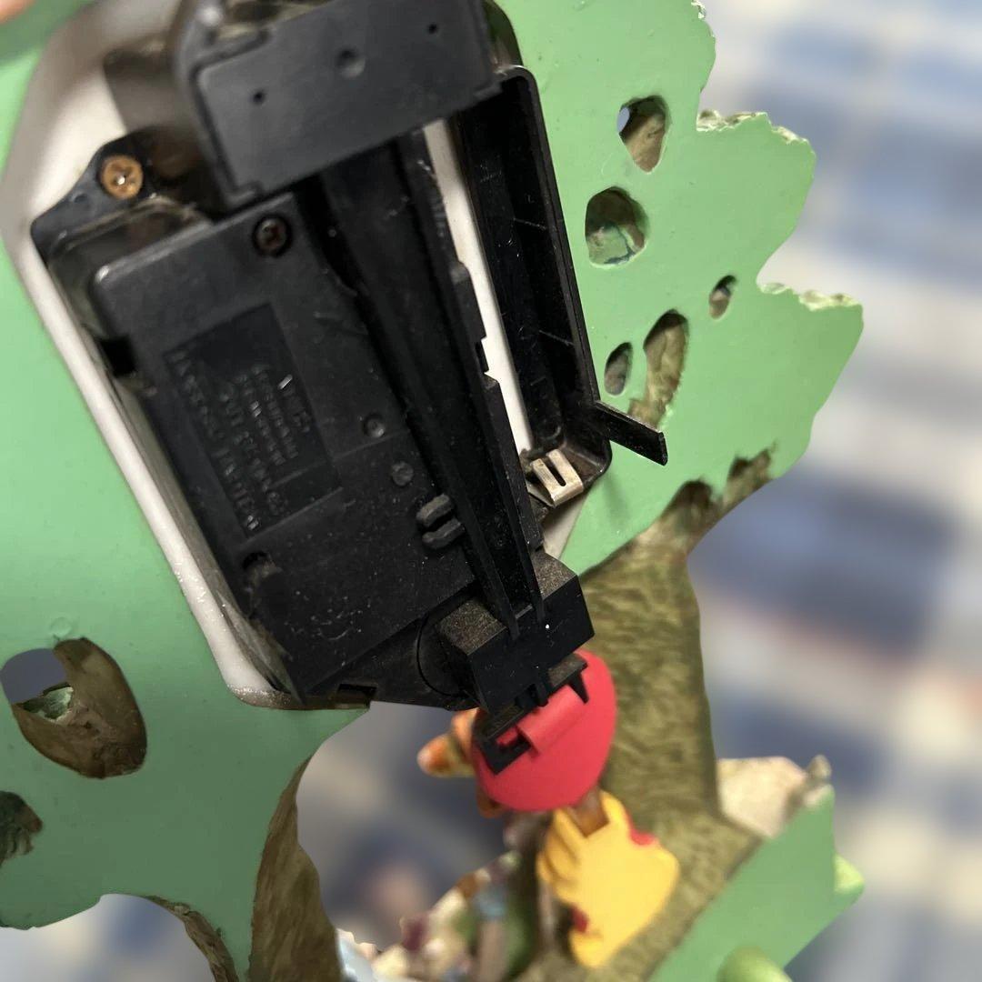 希少 くまのプーさん ツリー時計