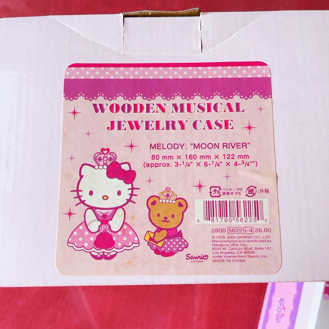 希少レア　ハローキティ　オルゴール付き　ジュエリーケース　2005 USA