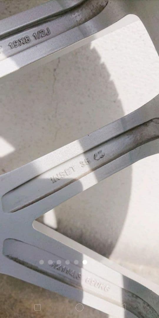 【期間限定送料込み】早い者勝ち  19インチ コンケイブタイヤ付き