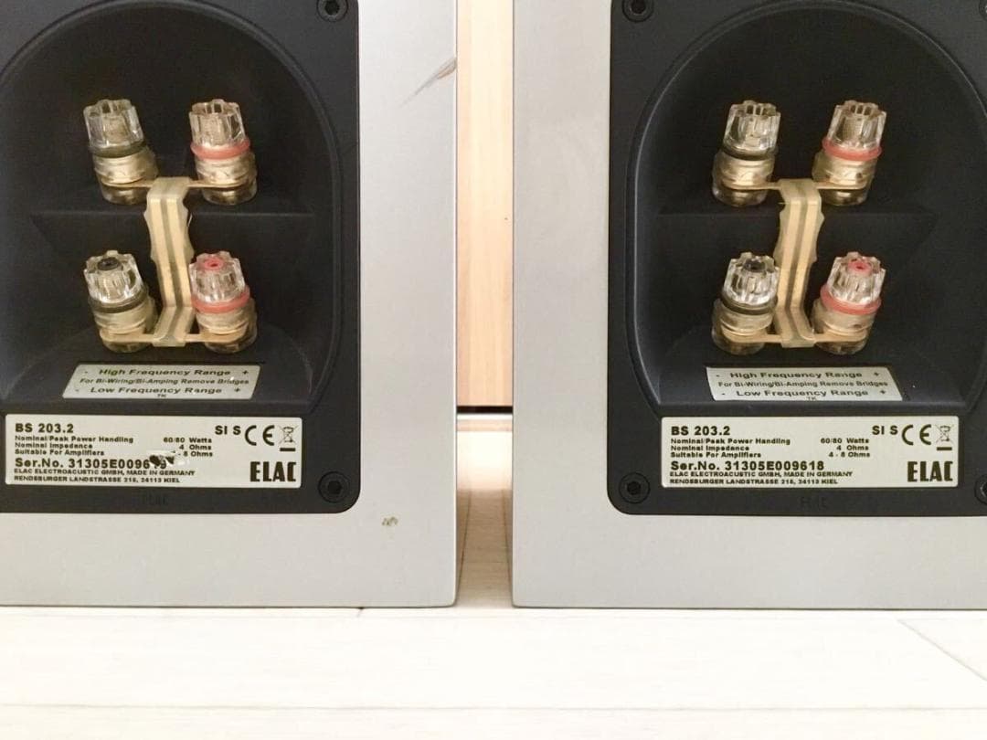 ELAC BS 203.2 2WAY ブックシェルフ型 スピーカー ジャンク - メルカリ