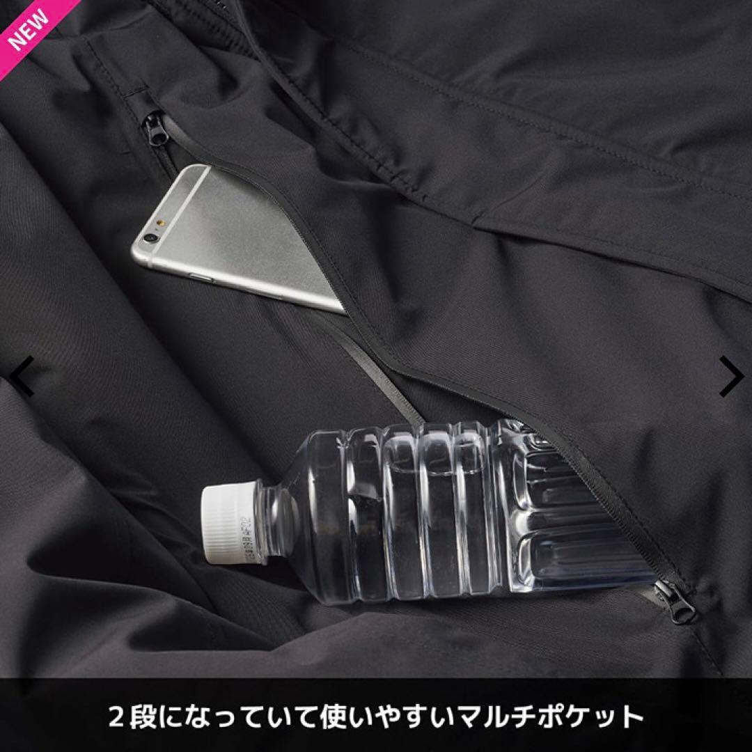 《希少サイズ／新品》INAREM サーキュレーター レインベンチコート ブラック