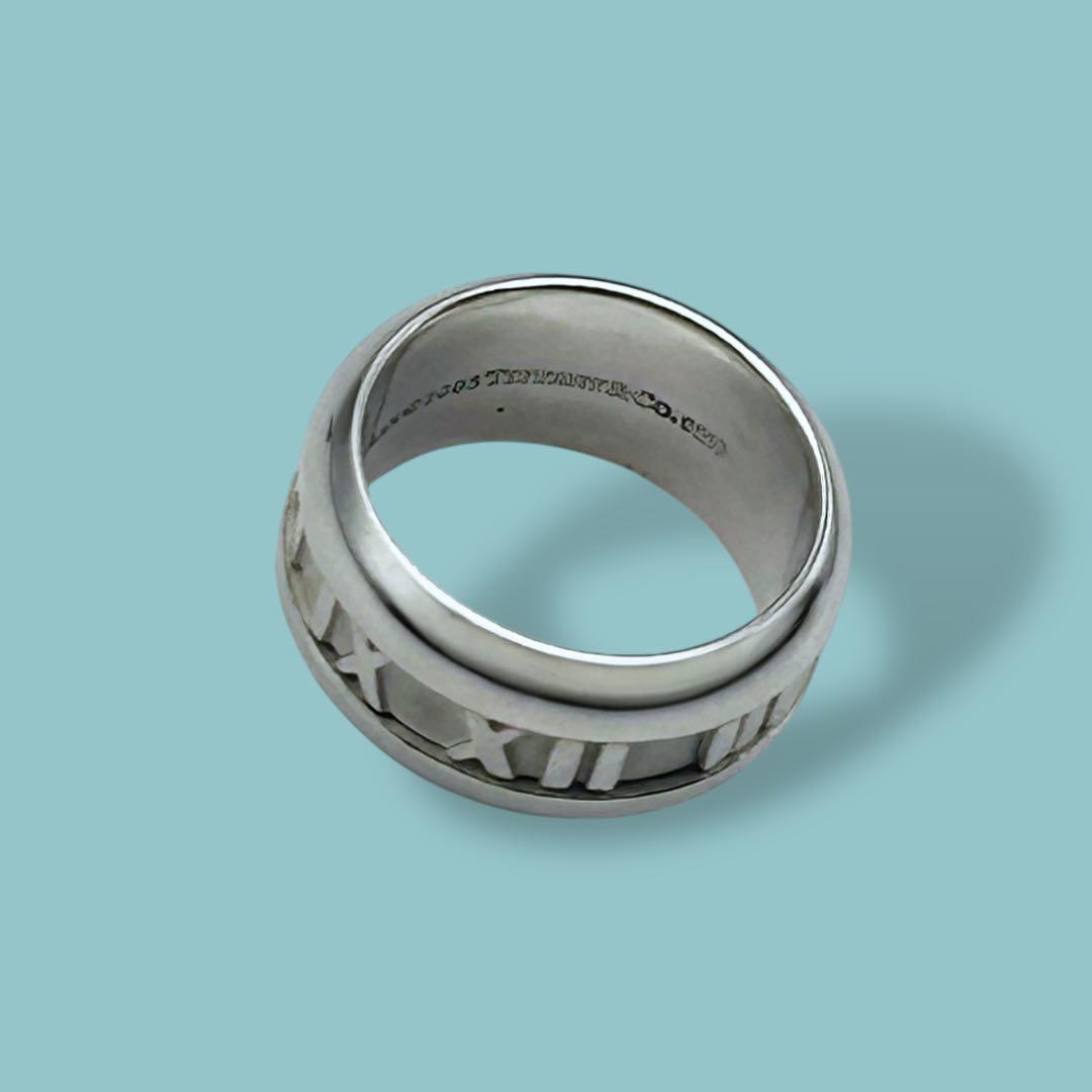 美品✴︎ TIFFANY&Co. アトラスリング 9号 SV925 永遠 イタリア