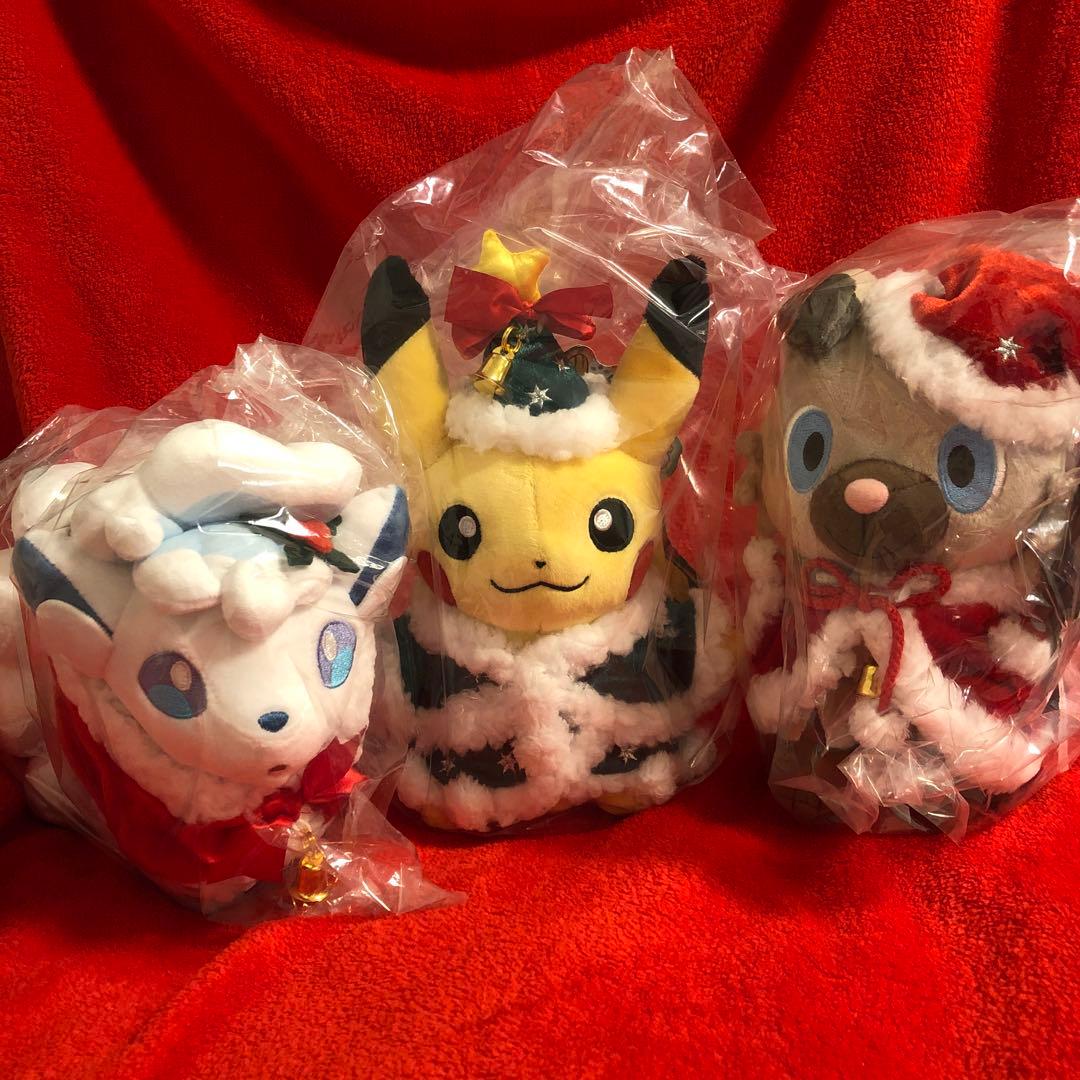 ポケモンセンター　クリスマス　ぬいぐるみ　セット 10月28日（土）、クリスマスをテーマにしたグッズ「Paldea's Christmas
