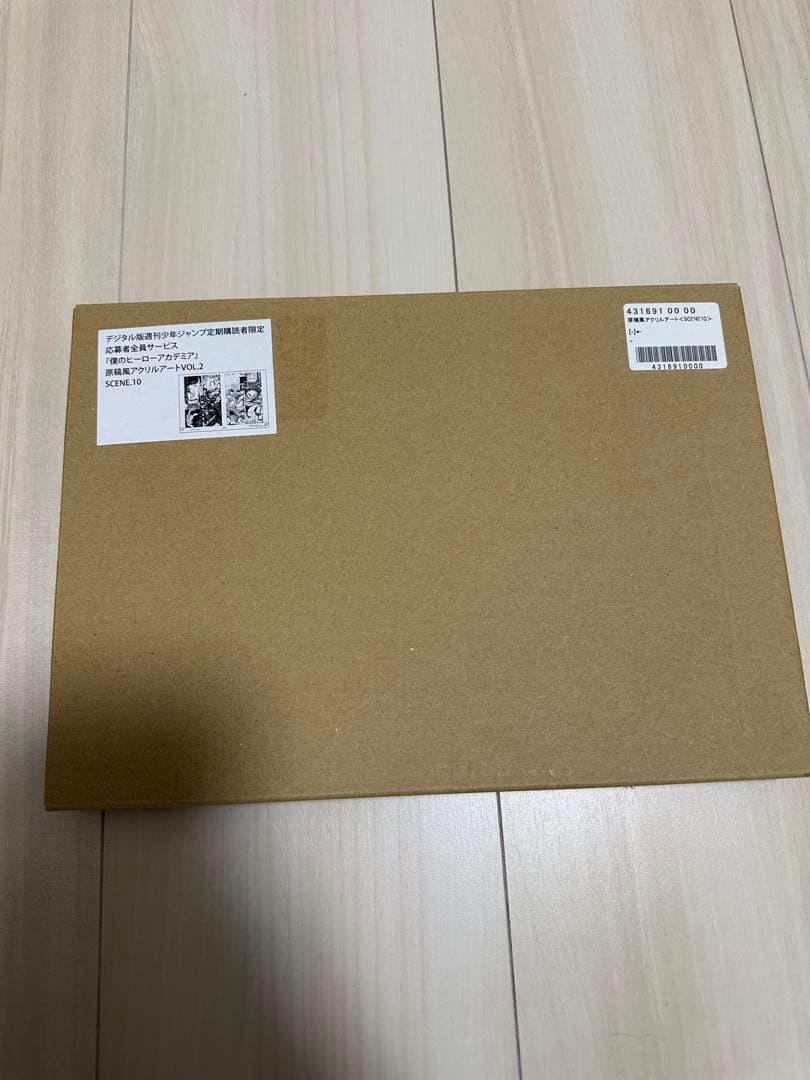 ヒロアカ 原稿風アクリルアートVOL.2 SCENE.10 緑谷出久 爆豪勝己