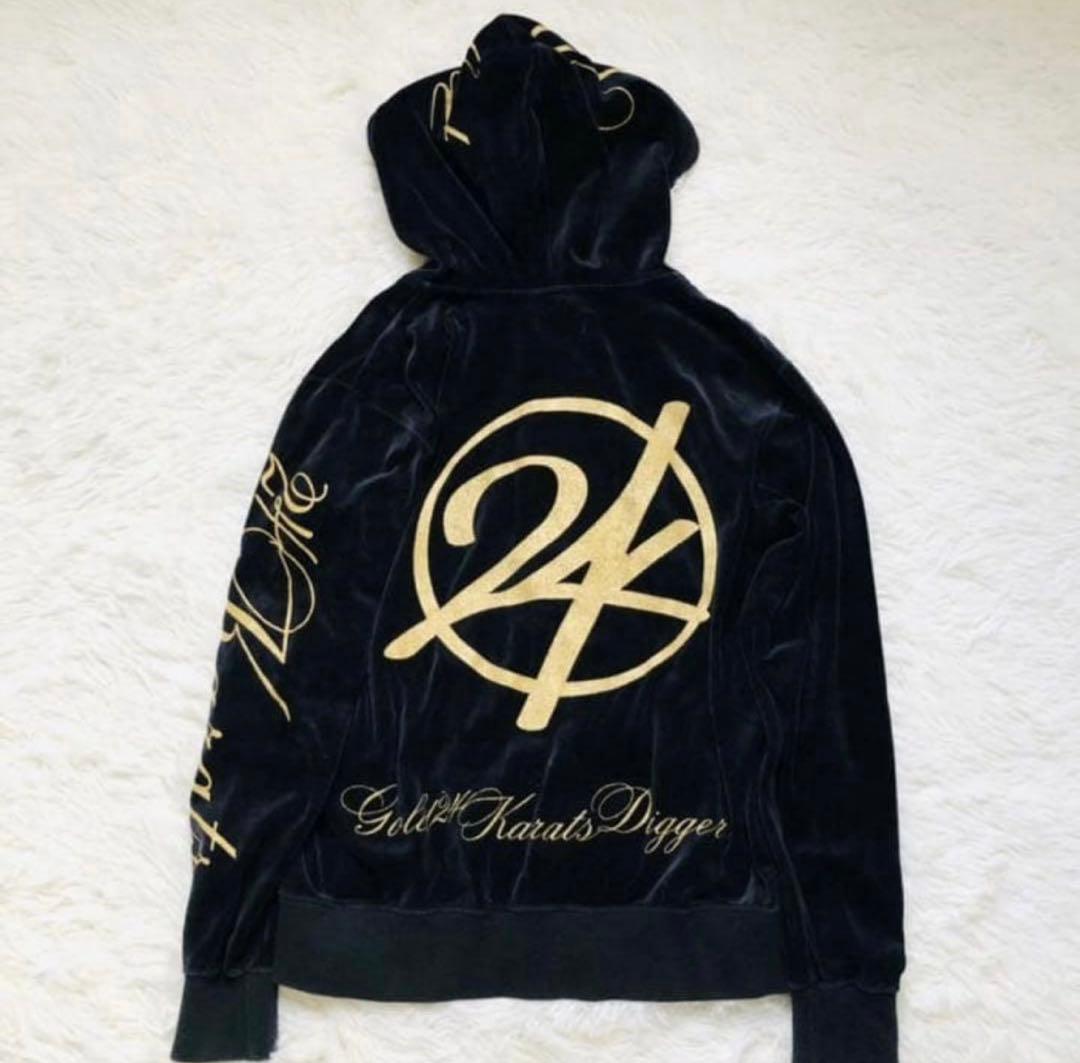 24karats ジャージ　セットアップ　ヒョウ柄　ベロア　EXILE Mサイズ