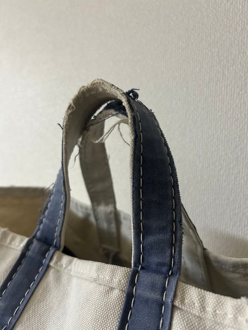 80s L.L.Bean BOTE&TOTE ギザタグ NAVY/LARGE