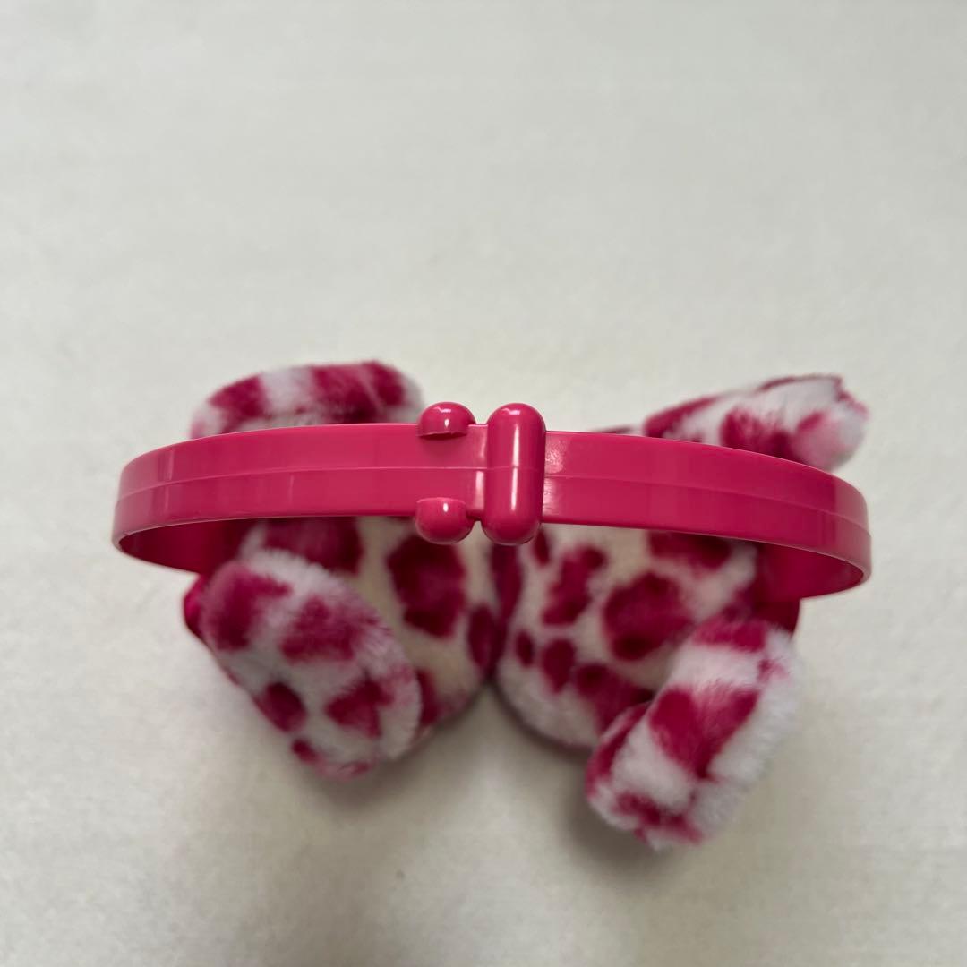 ディズニー ヒョウ柄 ピンク イヤーマフ - メルカリ