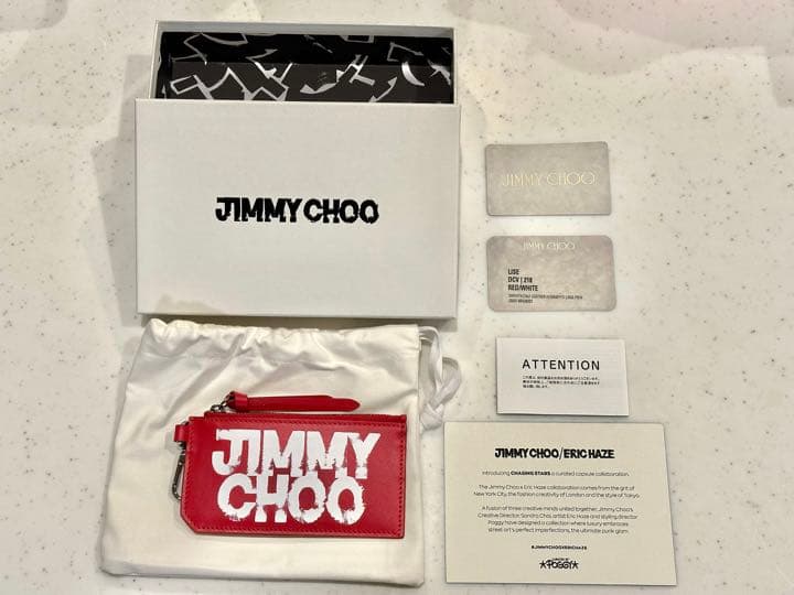限定【JIMMY CHOO】ERIC HAZE CURATED BY POGGY JIMMY CHOO / ERIC HAZE CURATED BY POGGY collaboration