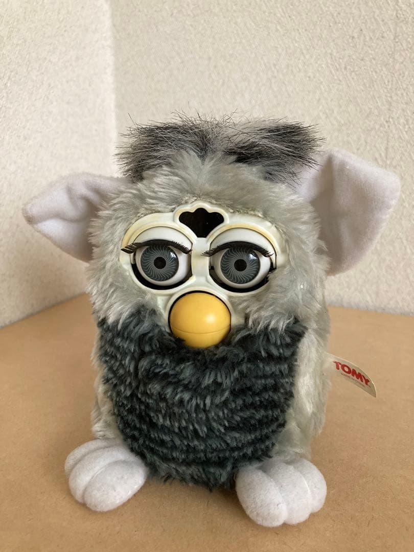 【希少】　TOMY 初代　ファービー Furby日本語版　グレー　タカラトミー