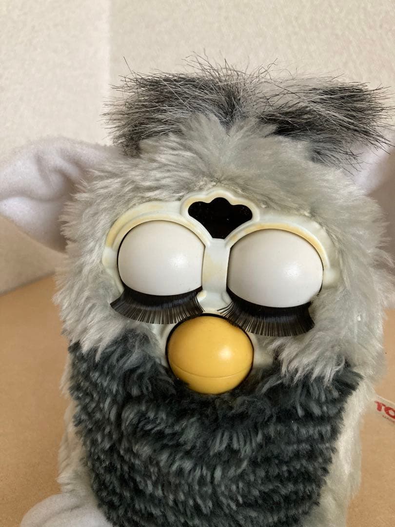 【希少】　TOMY 初代　ファービー Furby日本語版　グレー　タカラトミー