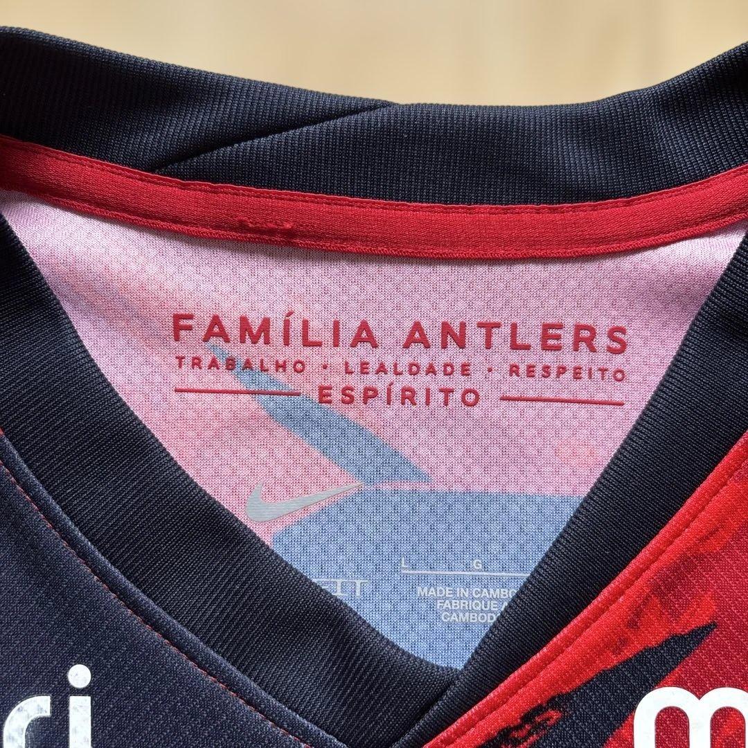 鹿島アントラーズ 2025年 ユニフォーム No.40 鈴木優磨 サイン入り L