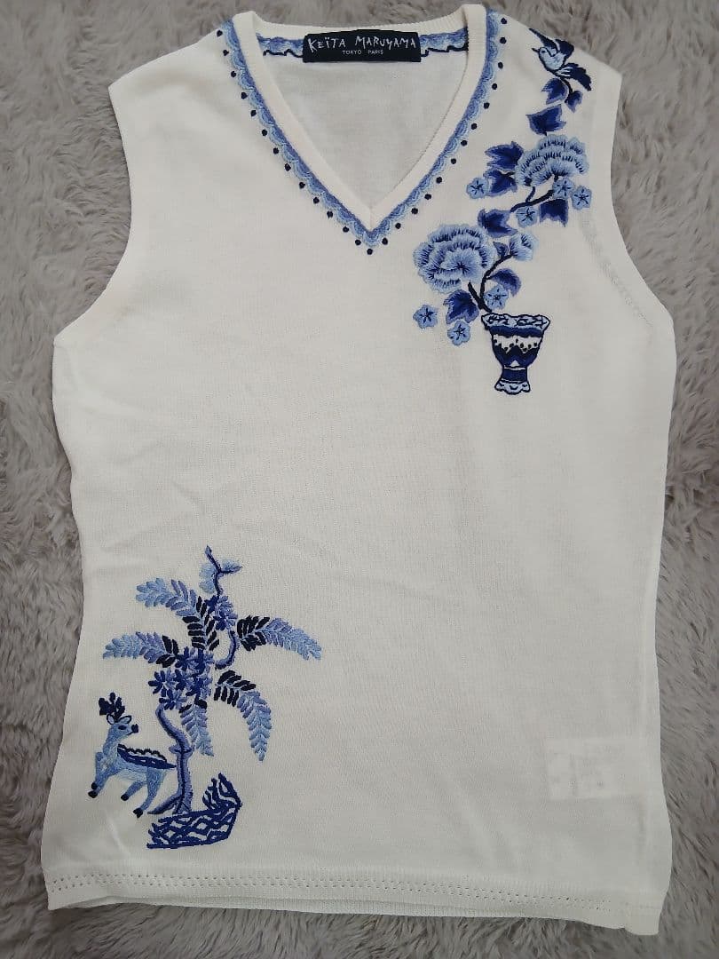 ケイタマルヤマ ニットアンサンブル刺繍シャツ、3点 - メルカリ