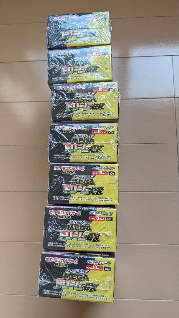 ポケモンカードゲーム MEGAドリームEX ７Box シュリンク付き