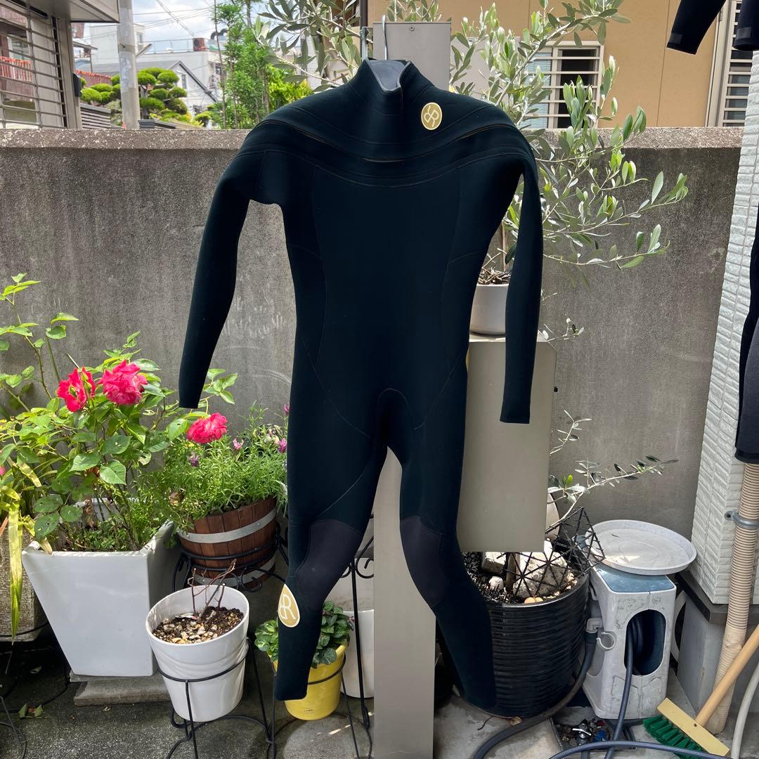 RASH ブラック チェストジップジャージフルスーツ　2.5ミリ裏起毛 lcnnrf_1.jpg