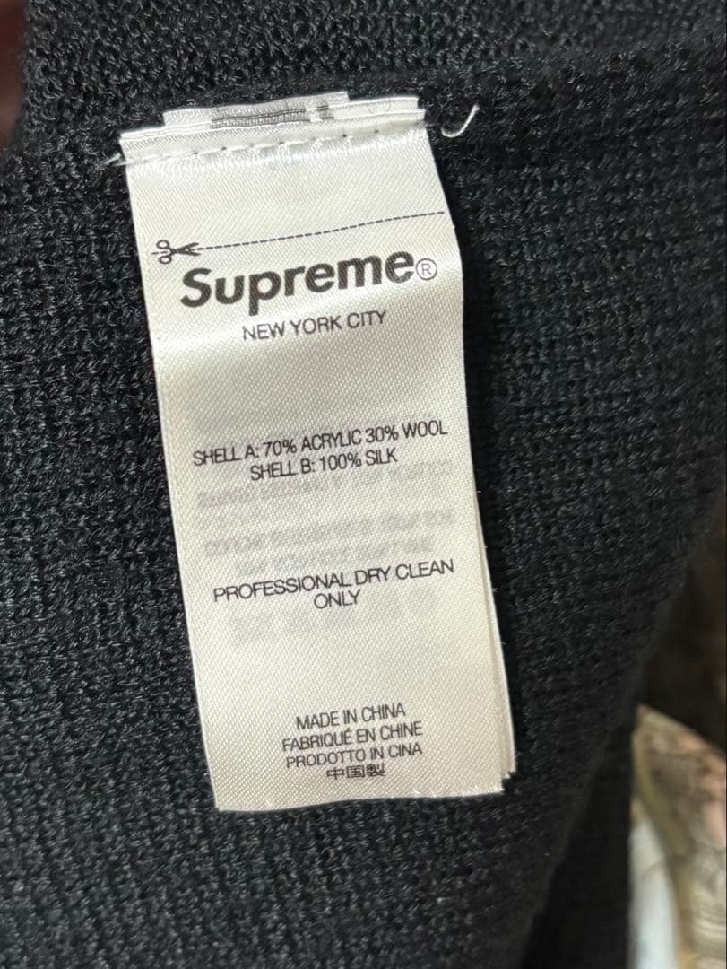 トップス Supreme Silk Map Cardigan \"Black\"