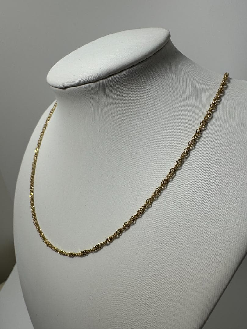 日本製K18ゴールド リンクチェーン ネックレス2.07g