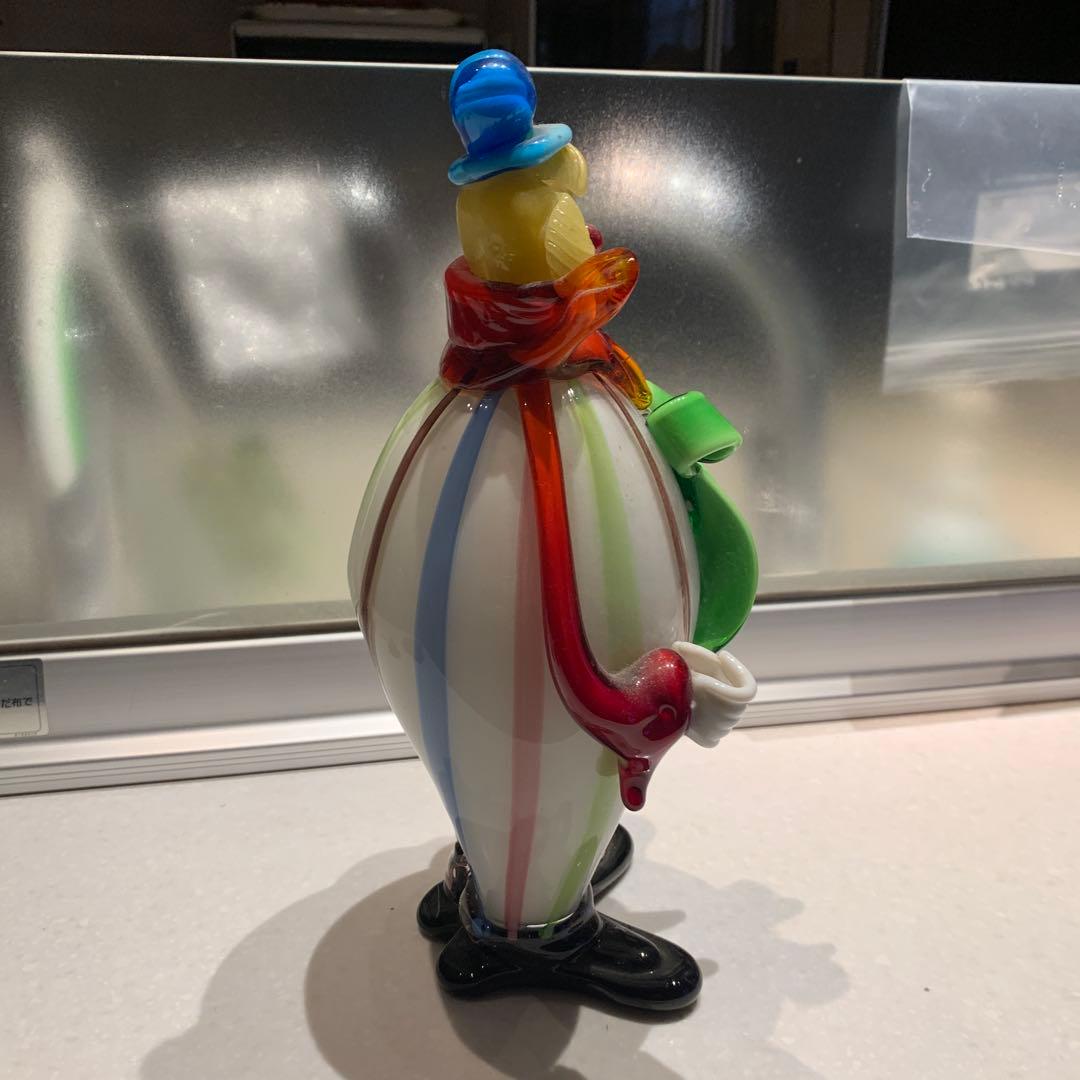 イタリアムラーノベネチア硝子ピエロ お値下げしました。 - メルカリ