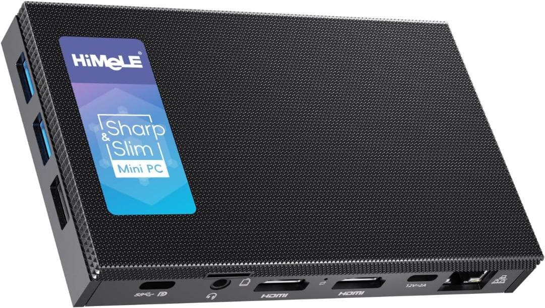 HiMeLE ミニPC Mini Quieter 4C 第12世代N100 MeLE Mini PC Quieter 4C - 12th Gen N100, Fanless PC, 16GB RAM