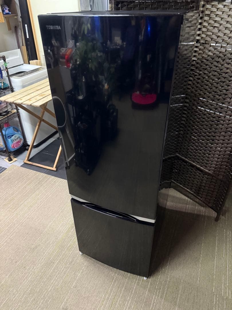 洗浄消毒作業済】TOSHIBA 171L 冷凍冷蔵庫 GR-M17BS(K) - メルカリ