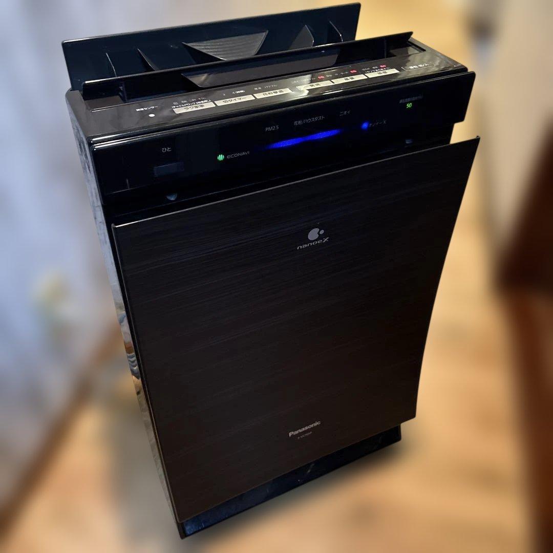 Panasonic nanoeX空気清浄機 F-VC70XPウッドダークブラウン F-VC70XP-TM 加湿空気清浄機 [適用畳数：31畳 /最大適用畳数(加湿)：19