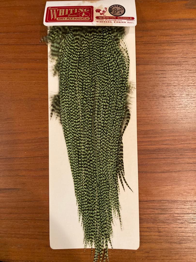 希少カラー　ホワイティングファーム　WHITING ハックル　サドル WHITING（ホワイティング） コックサドルハーフ ブロンズ