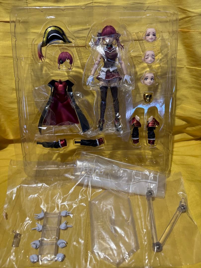 figma 宝鐘マリン 塗装済み可動フィギュア 特典アイテム付き 開封品