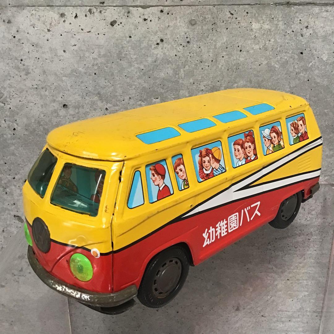 イチコーの幼稚園バス ブリキ 日本製 昭和レトロ ワーゲンバス - メルカリ