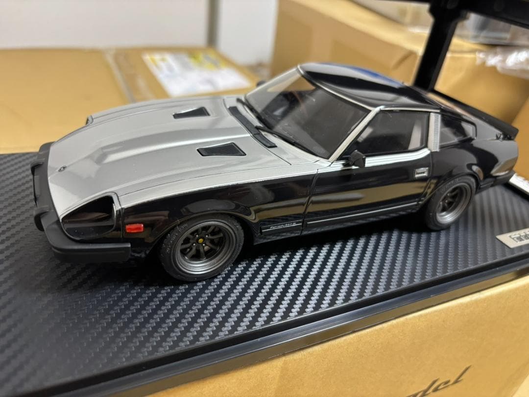 イグニッションモデル　フェアレディーZ（S130）ブラックシルバー　IG3517 IG3517 – ignition model
