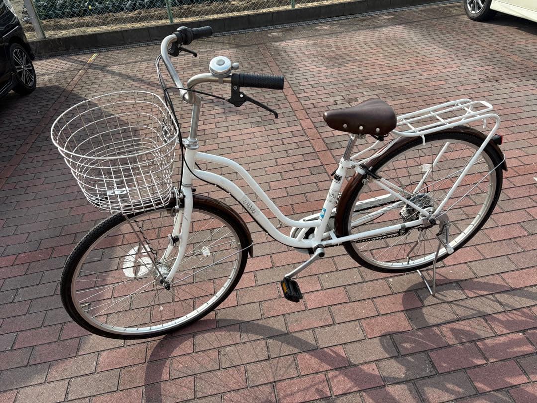 Yukihiro Yachobuzさん専用 オートライト・パパチャリ(27㌅) a.n.design-works 訳あり大特価 完全組立ヤクシン 自転車 子供用 22