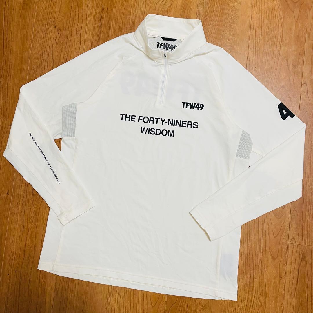 TFW49 長袖ハーフジップシャツ　XL junhashimoto ゴルフ 楽天市場】ティーエフダブリュー TFW49 ゴルフウェア 長袖シャツ