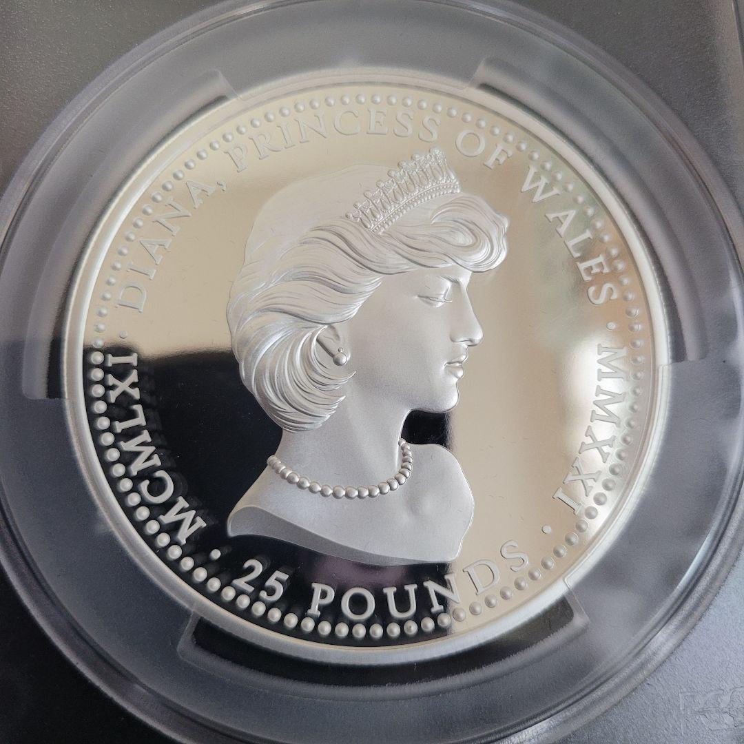 アセンション島ダイアナ妃銀貨5oz 25￡ PCGS PR70DCAM - メルカリ