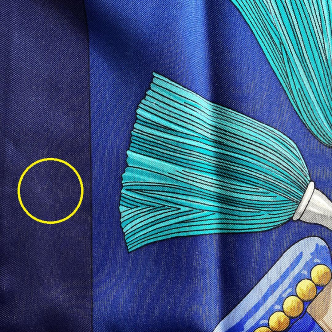 エルメス スカーフ カレ90 AUX CHAMPS フィールドへ シルク100% - メルカリ