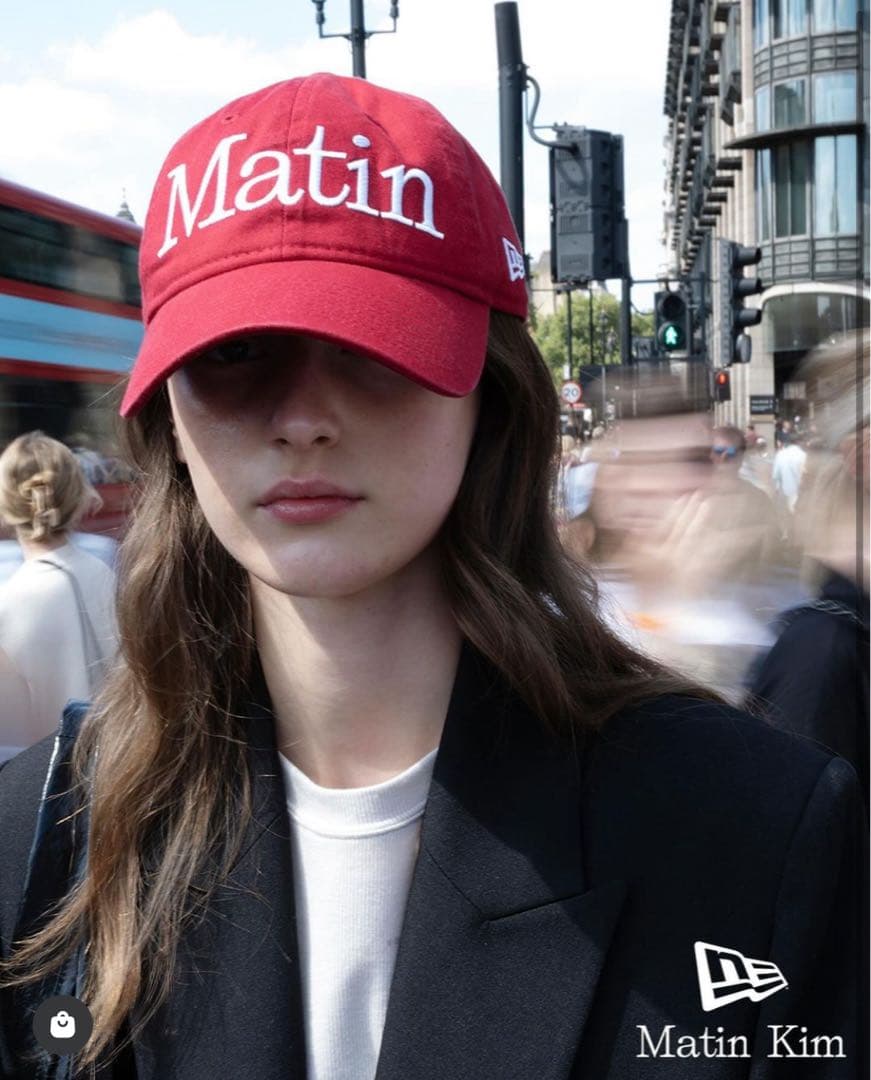 新品未使用】matin kim マーティンキム キャップ ニューエラ - メルカリ