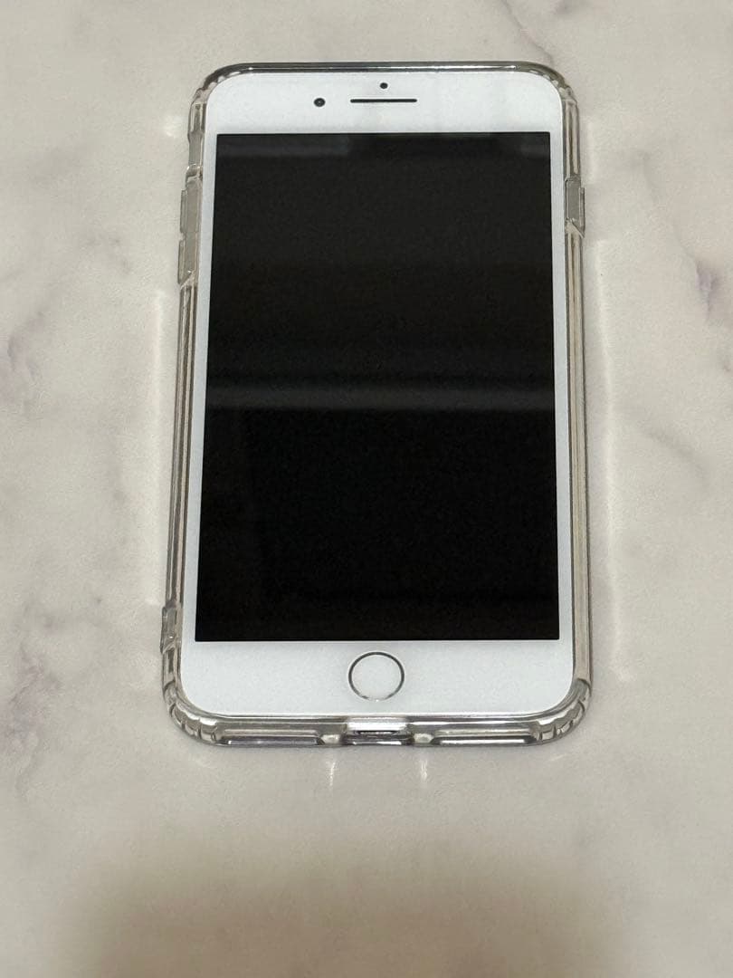 Apple iPhone 8 Plus シルバー ＋フィルム iPhone 8 Plus/7 Plus ガラスフィルム 「GLASS PREMIUM FILM」 フル