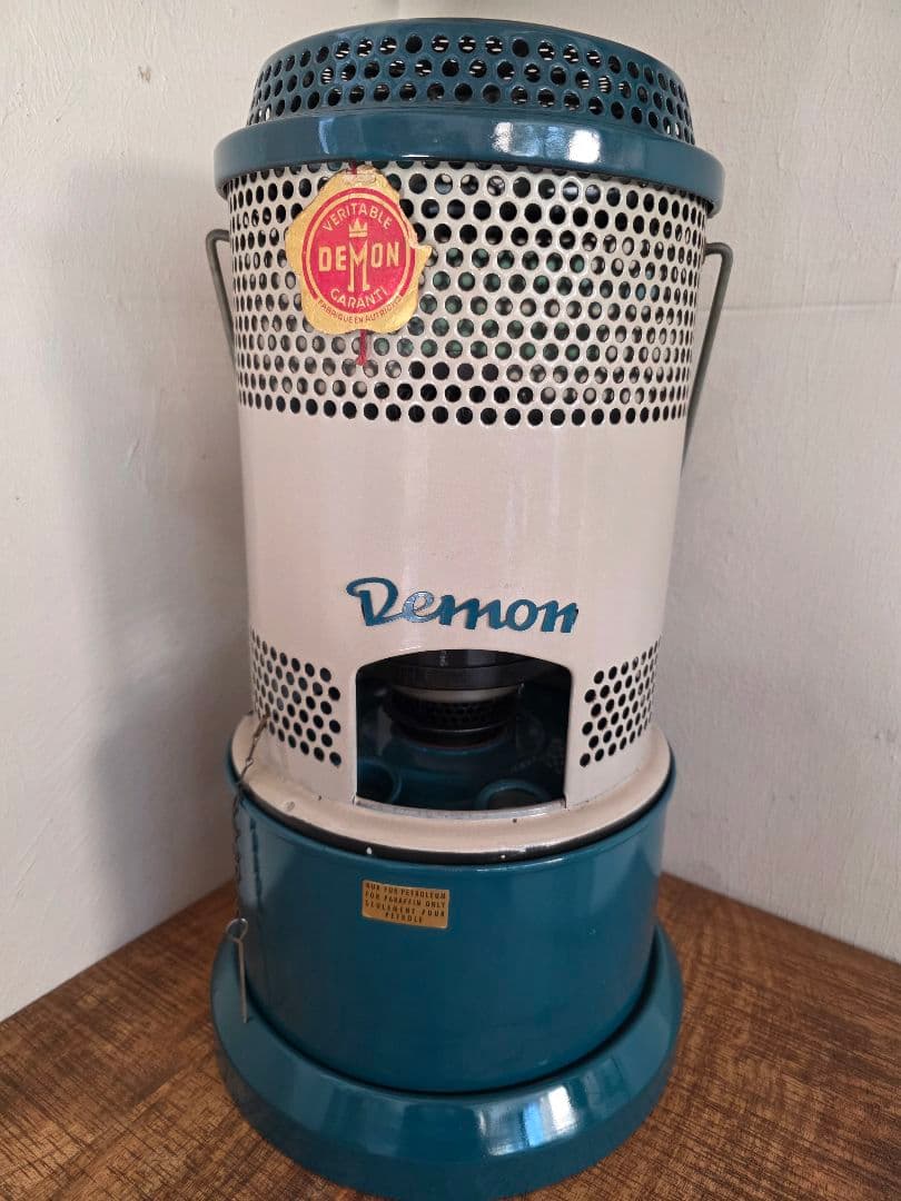 超希少 極上 美品 ビンテージストーブ デイトマー デーモン ブルー色 超希少 極上 美品 ビンテージストーブ デイトマー デーモン ブルー色