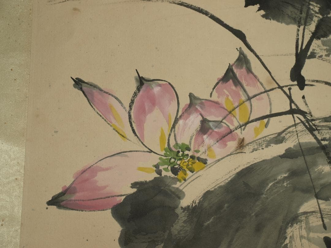 中国明時代の掛軸 作 激安骨董品 肉筆保証 博物館保管品 BD197A10-3