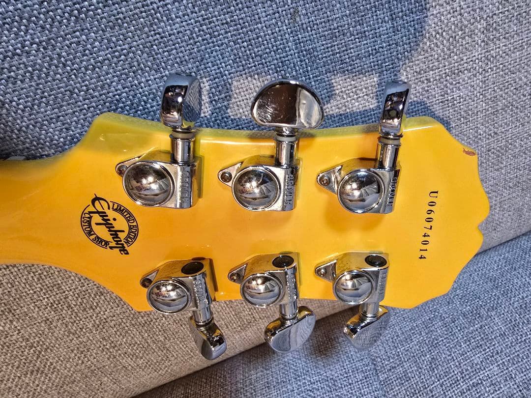 Epiphone custom shop レスポールスペシャル イエロー
